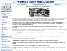 Tablet Screenshot of farmaciaandorra.com